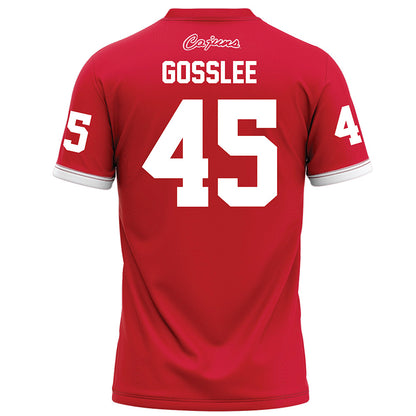 Louisiana - NCAA Football : Patrick Gosslee - Red Football Jersey-1