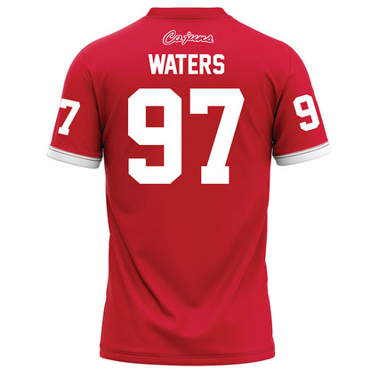 Louisiana - NCAA Football : Xavier Waters - Red Football Jersey-1