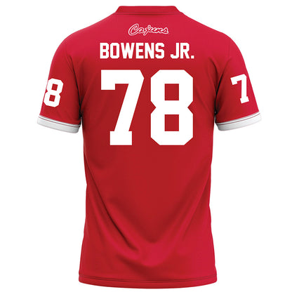 Louisiana - NCAA Football : Michael Bowens Jr. - Red Football Jersey-1