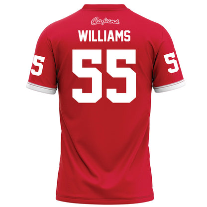 Louisiana - NCAA Football : Baylynn Williams - Red Football Jersey-1