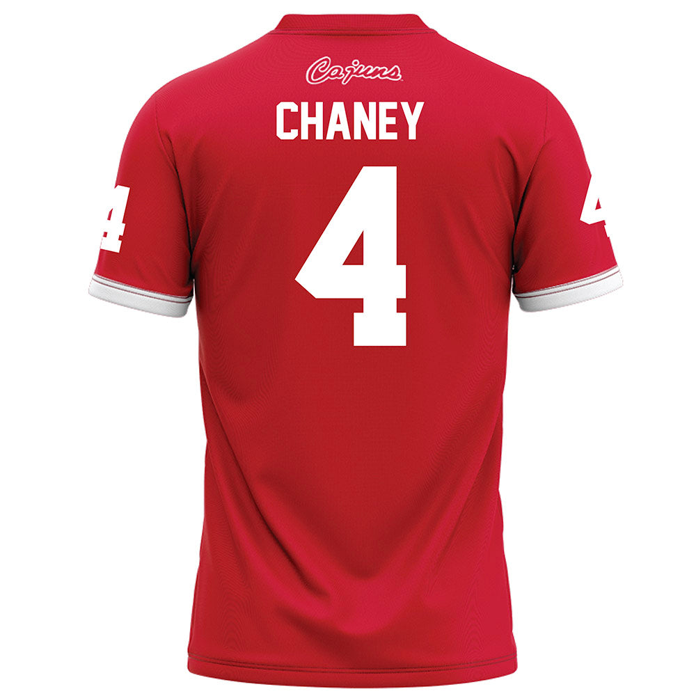 Louisiana - NCAA Football : Trenton Chaney - Red Football Jersey-1