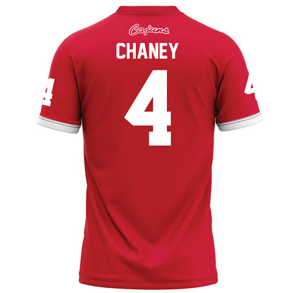 Louisiana - NCAA Football : Trenton Chaney - Red Football Jersey-1