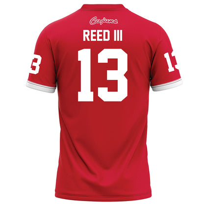 Louisiana - NCAA Football : Curley Reed III - Red Football Jersey-1