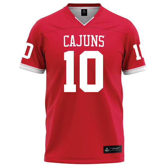 Louisiana - NCAA Football : Avery Demery - Red Football Jersey-0