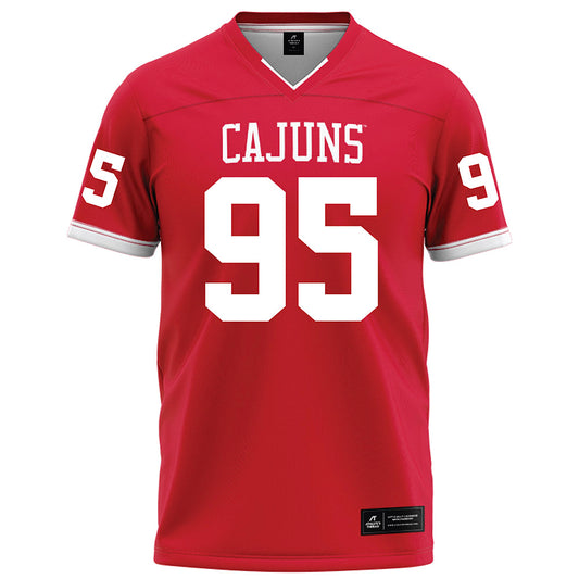 Louisiana - NCAA Football : Maxie Baudoin IV - Red Football Jersey-0