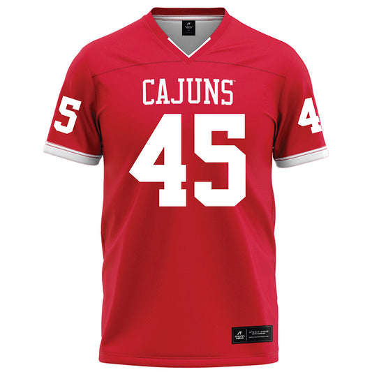 Louisiana - NCAA Football : Patrick Gosslee - Red Football Jersey-0