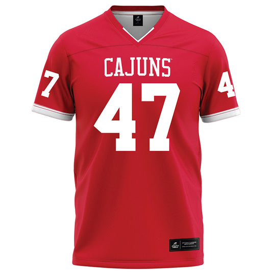 Louisiana - NCAA Football : Maurice Brown Jr. - Red Football Jersey-0
