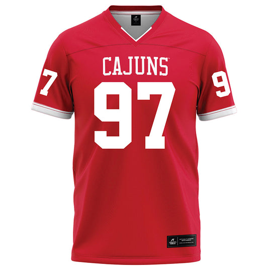 Louisiana - NCAA Football : Xavier Waters - Red Football Jersey-0
