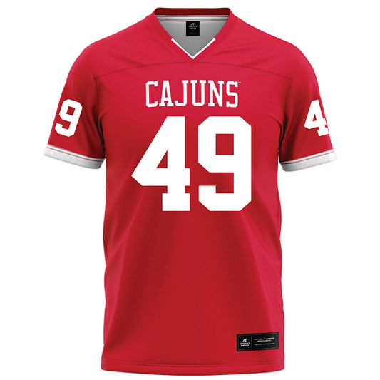 Louisiana - NCAA Football : Mason Golding - Red Football Jersey-0