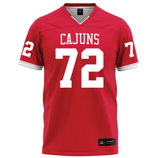Louisiana - NCAA Football : J'Marion Gooch - Red Football Jersey-0