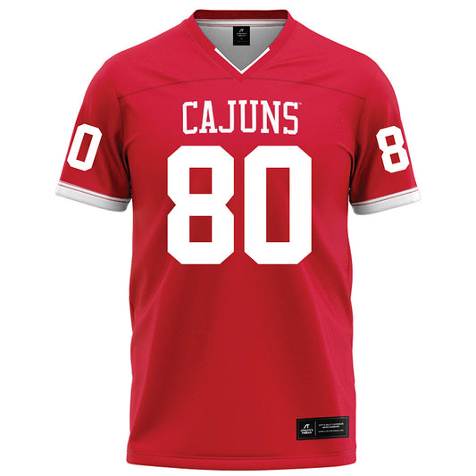 Louisiana - NCAA Football : Jayden Lewis - Red Football Jersey-0