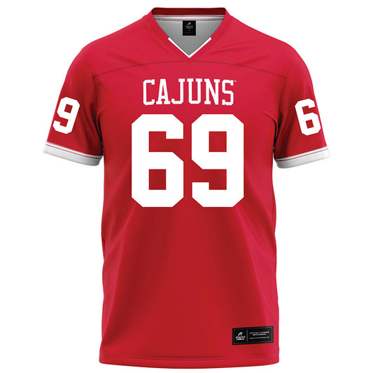 Louisiana - NCAA Football : Jaivale Mays-Hudson - Red Football Jersey-0