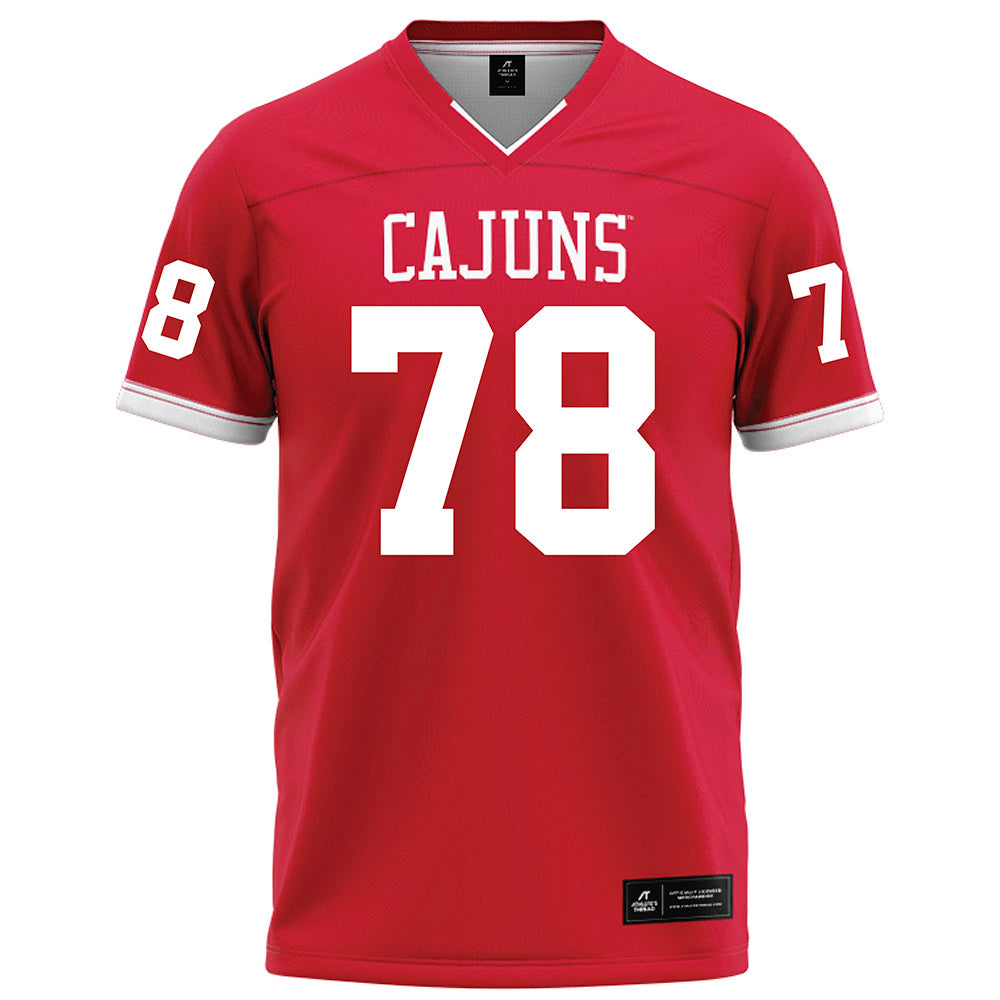 Louisiana - NCAA Football : Michael Bowens Jr. - Red Football Jersey-0