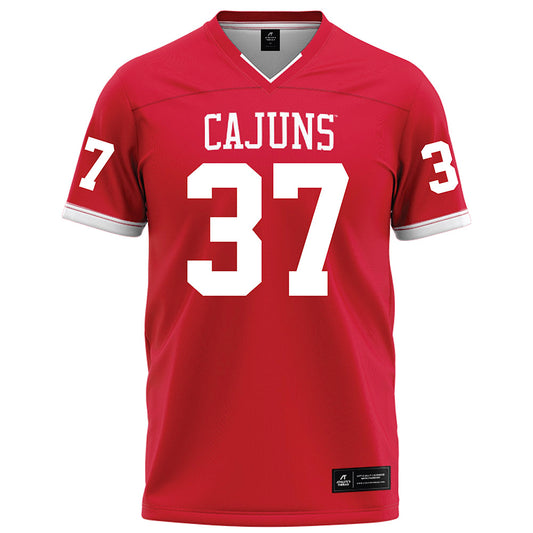 Louisiana - NCAA Football : Micah Johnson - Red Football Jersey-0