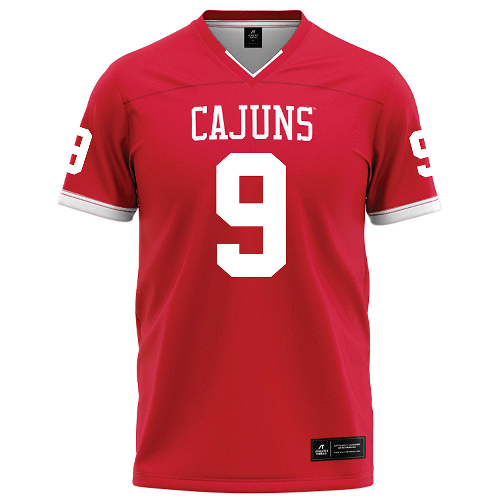 Louisiana - NCAA Football : KeDarius Wade - Red Football Jersey-0