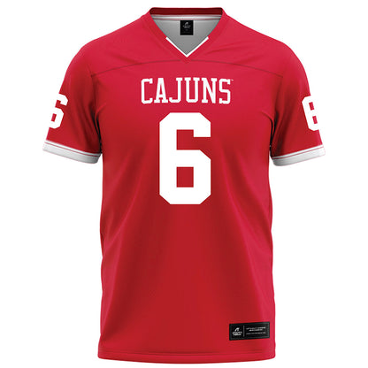 Louisiana - NCAA Football : Shelton Sampson Jr. - Red Football Jersey-0