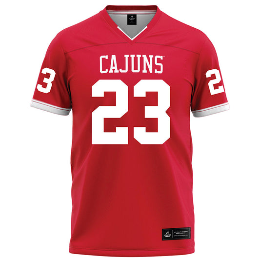 Louisiana - NCAA Football : Omarion Brown - Red Football Jersey-0
