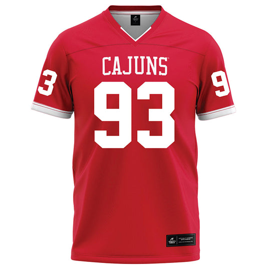 Louisiana - NCAA Football : Brodrick Stewart - Red Football Jersey-0