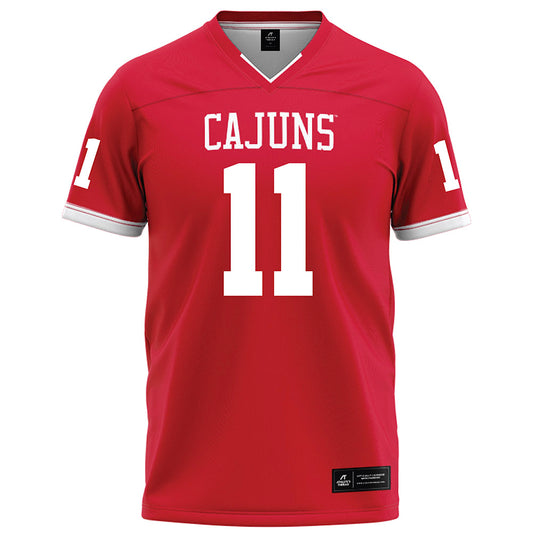 Louisiana - NCAA Football : Brent Gordon jr - Red Football Jersey-0