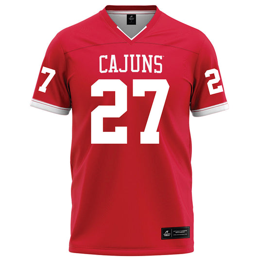 Louisiana - NCAA Football : Edrick Williams - Red Football Jersey-0