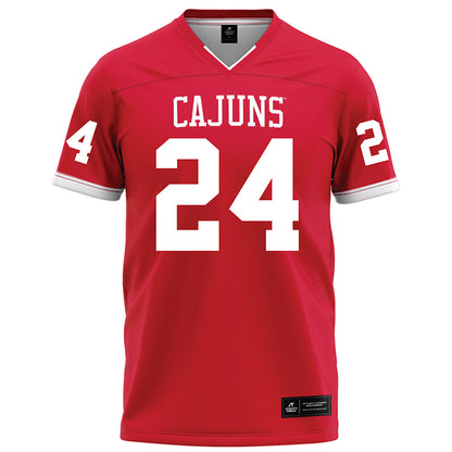 Louisiana - NCAA Football : Steven Blanco - Red Football Jersey-0
