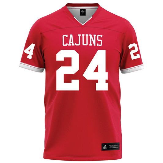 Louisiana - NCAA Football : Steven Blanco - Red Football Jersey-0