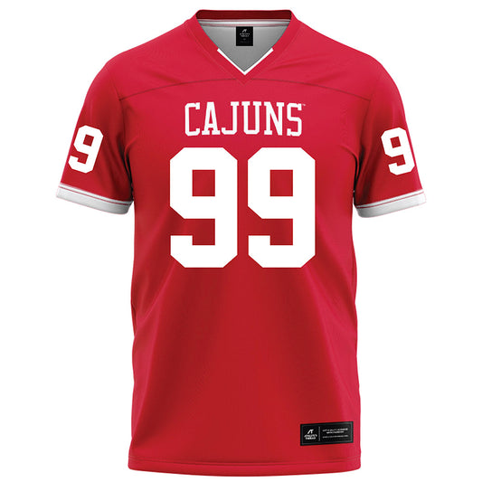 Louisiana - NCAA Football : Ashton Wright - Red Football Jersey-0