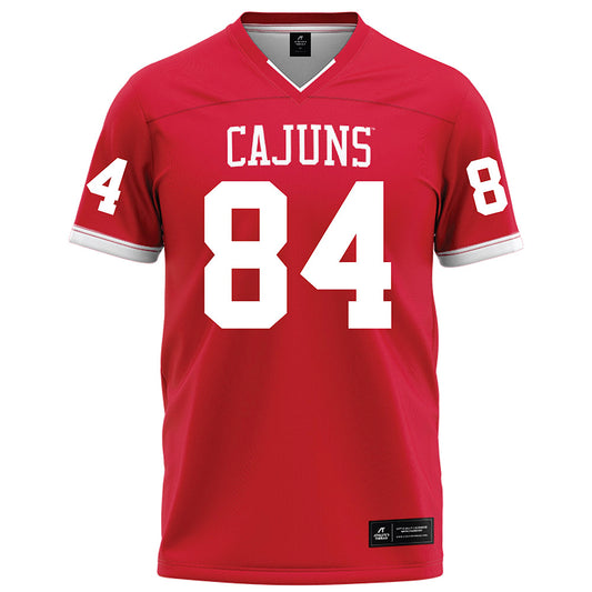 Louisiana - NCAA Football : Evan Stroman - Red Football Jersey-0