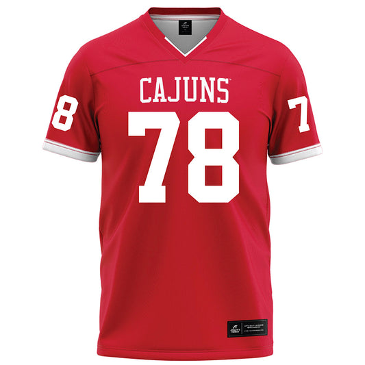 Louisiana - NCAA Football : Michael Bowens Jr. - Red Football Jersey-0