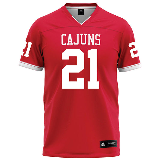 Louisiana - NCAA Football : Maurion Eleam - Red Football Jersey-0