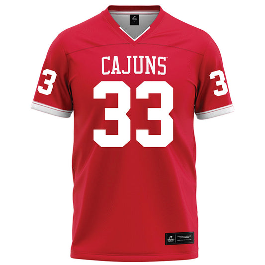 Louisiana - NCAA Football : Alexander Spencer - Red Football Jersey-0
