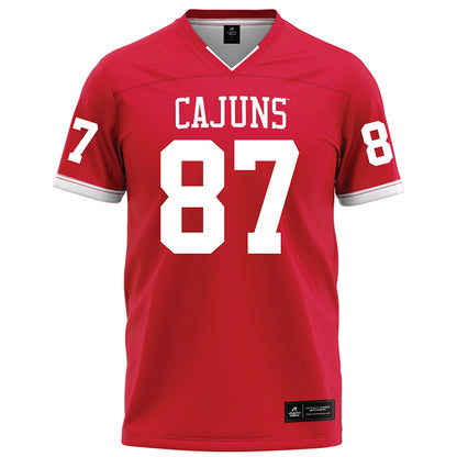 Louisiana - NCAA Football : Kristion Brooks - Red Football Jersey-0
