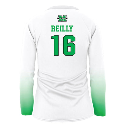 Marshall - NCAA Women's Volleyball : Marae Reilly - White Volleyball Jersey-1