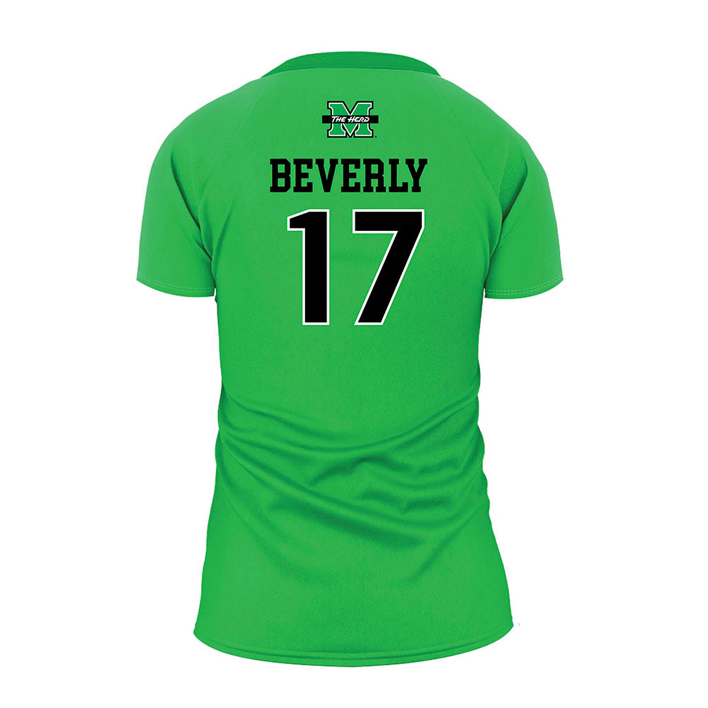 Marshall - NCAA Women's Volleyball : Lia Beverly - Green Volleyball Jersey-1