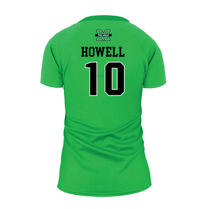 Marshall - NCAA Women's Volleyball : Lilly Howell - Green Volleyball Jersey-1