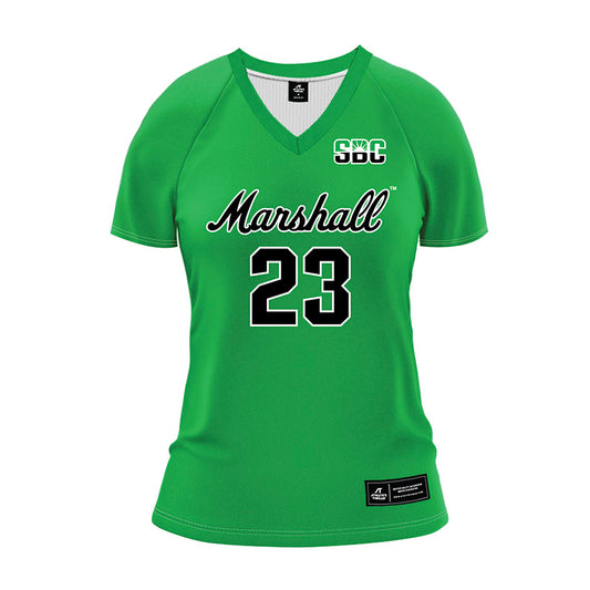 Marshall - NCAA Women's Volleyball : Kahealani Carvalho - Green Volleyball Jersey-0