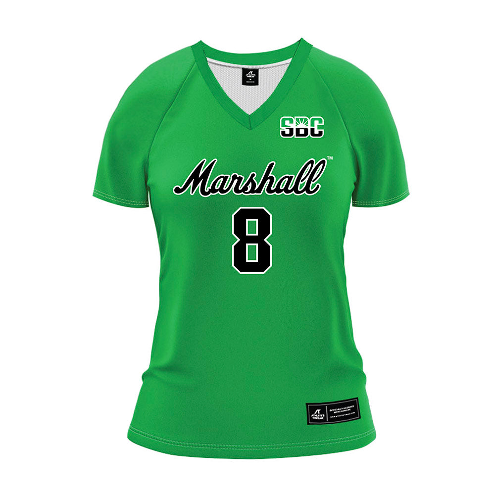 Marshall - NCAA Women's Volleyball : Maci Gerboth - Green Volleyball Jersey-0