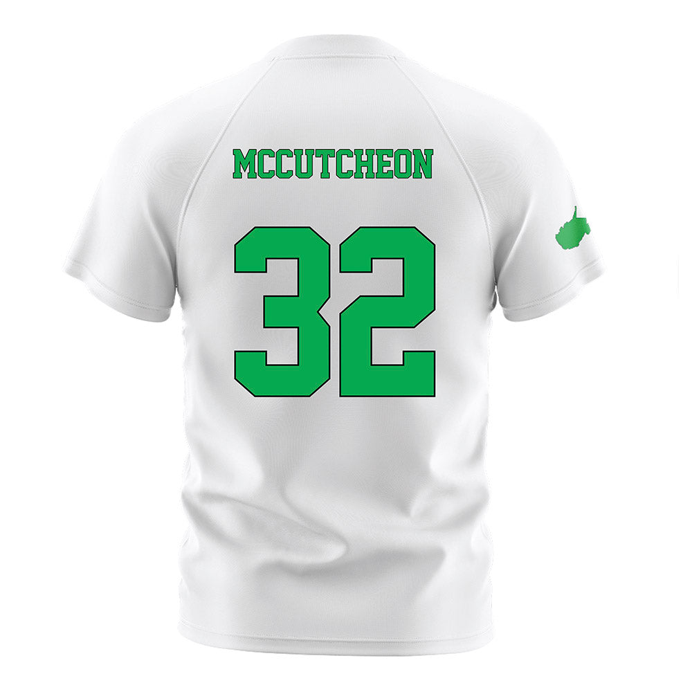Marshall - NCAA Women's Soccer : Katie McCutcheon - White Soccer Jersey-1