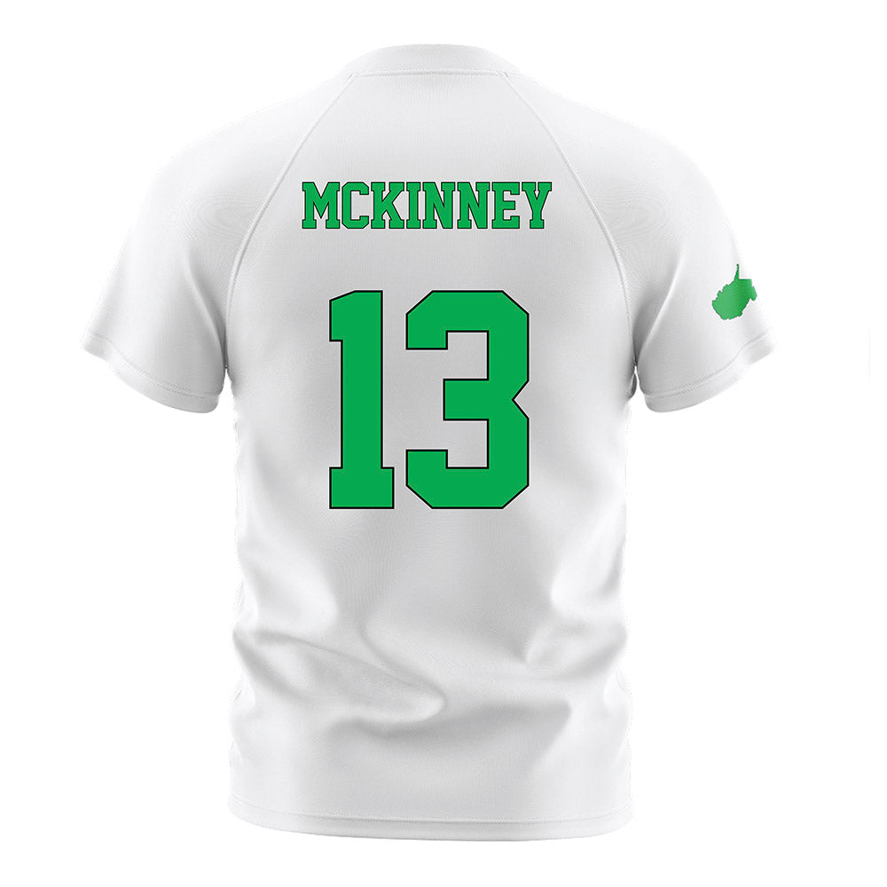 Marshall - NCAA Women's Soccer : Rylie McKinney - White Soccer Jersey-1