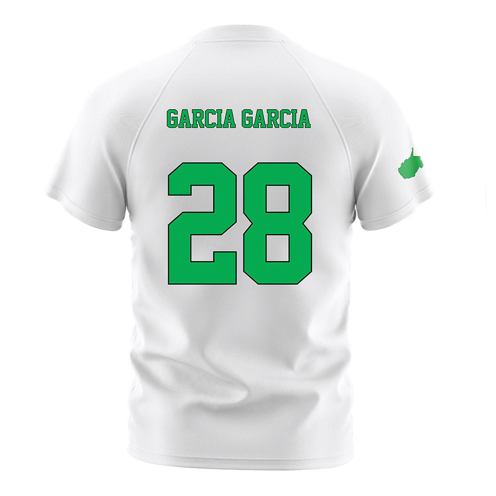 Marshall - NCAA Women's Soccer : marta garcia garcia - White Soccer Jersey-1