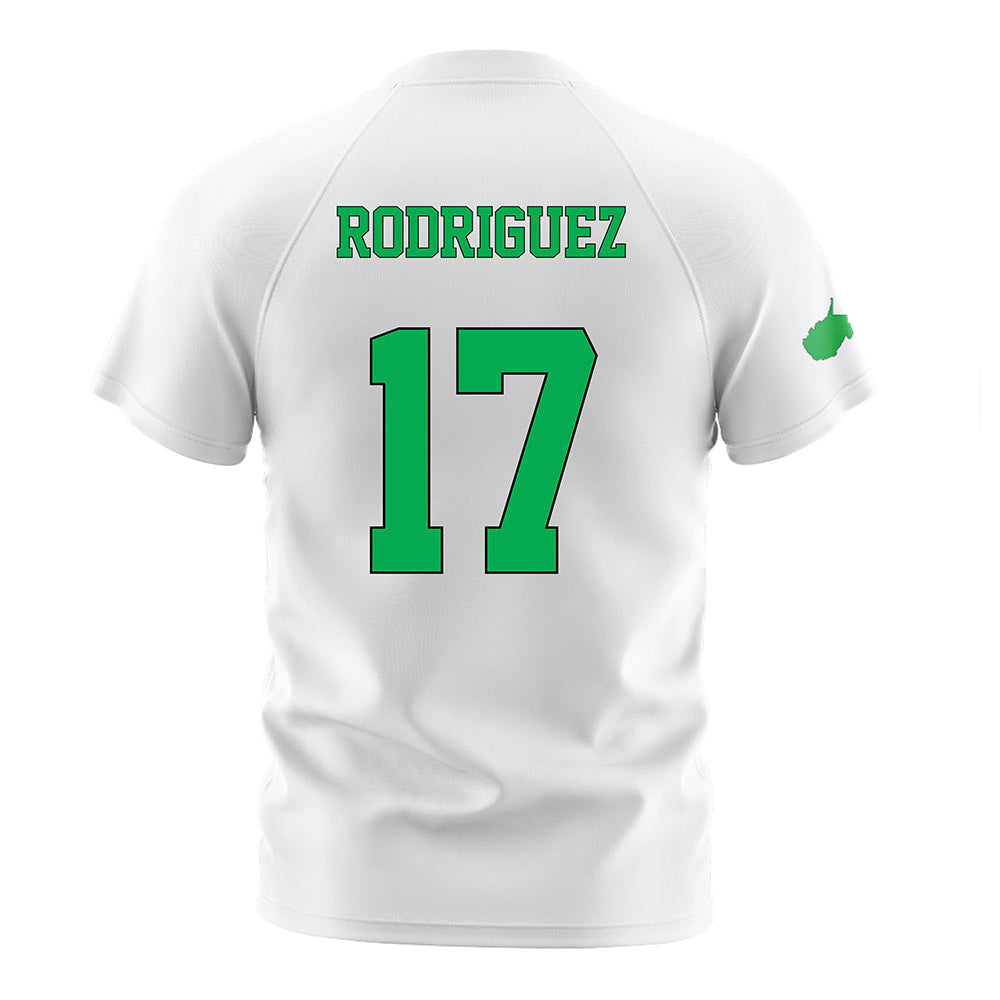 Marshall - NCAA Women's Soccer : Laura Rodriguez - White Soccer Jersey-1