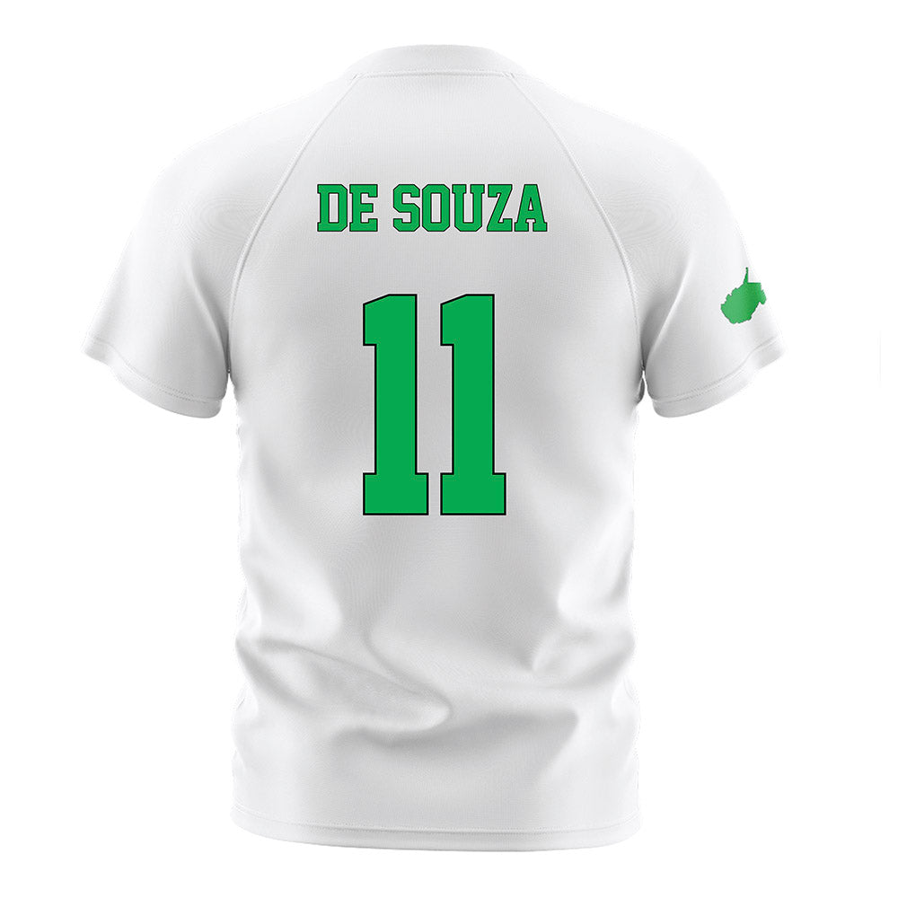 Marshall - NCAA Women's Soccer : Geovanna De Souza - White Soccer Jersey-1