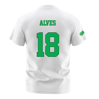 Marshall - NCAA Women's Soccer : Marcella Alves - White Soccer Jersey-1