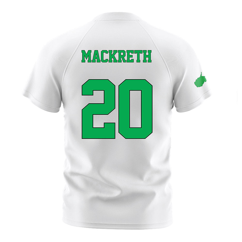 Marshall - NCAA Women's Soccer : Mackenzie Mackreth - White Soccer Jersey-1