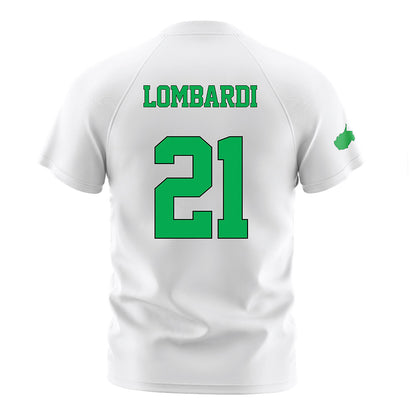 Marshall - NCAA Women's Soccer : Delfina Lombardi - White Soccer Jersey-1