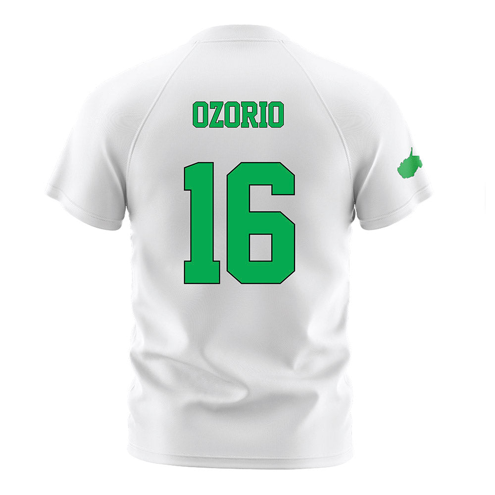 Marshall - NCAA Women's Soccer : Larissa Ozorio - White Soccer Jersey-1