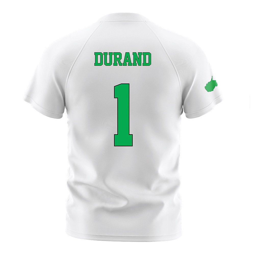 Marshall - NCAA Women's Soccer : Emma Durand - White Soccer Jersey-1