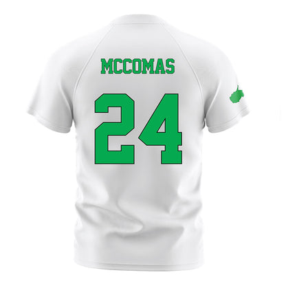 Marshall - NCAA Women's Soccer : Brooklyn McComas - White Soccer Jersey-1