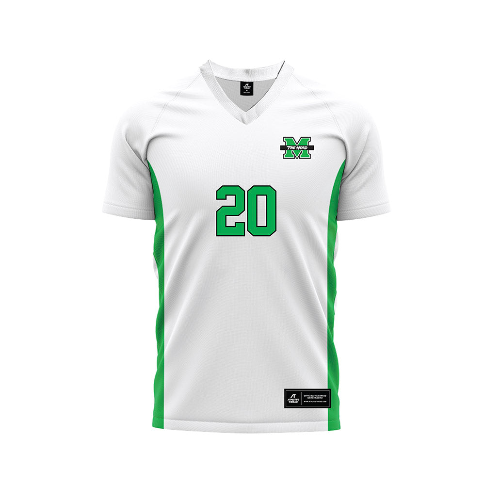 Marshall - NCAA Women's Soccer : Mackenzie Mackreth - White Soccer Jersey-0