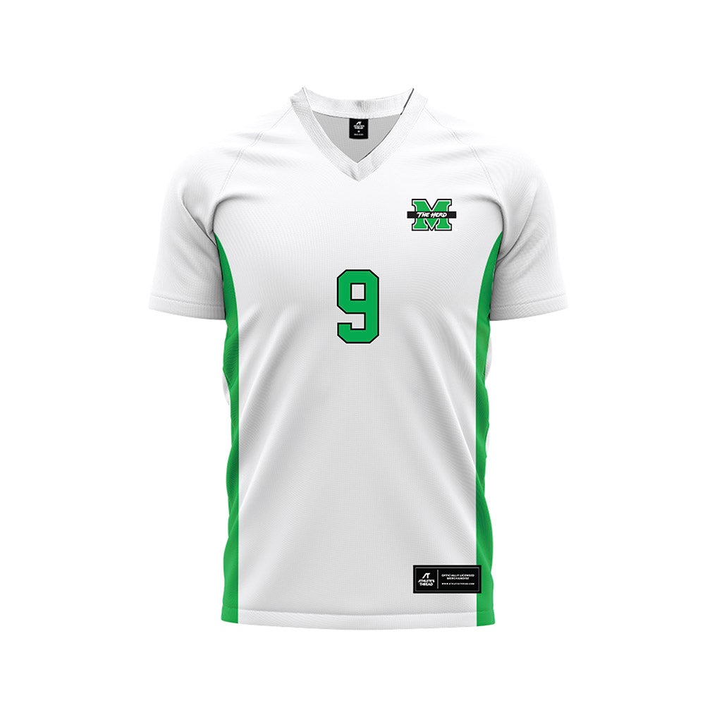 Marshall - NCAA Women's Soccer : Tiggi Gent - White Soccer Jersey-0
